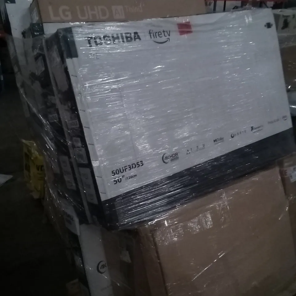 PALLET OF APPROXIMATELY 11 ASSORTED TELEVISIONS TO INCLUDE