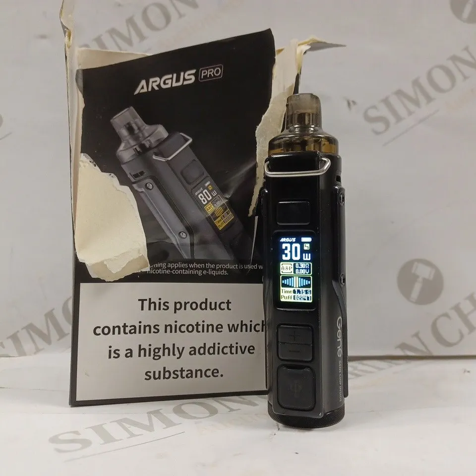 BOXED ARGUS PRO POD VAPE - CARBON FIBER & BLACK 