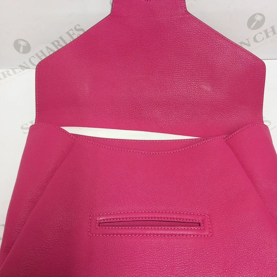 GIVENCHY ANTIGONA FUCHSIA ENVELOPE CLUTCH BAG