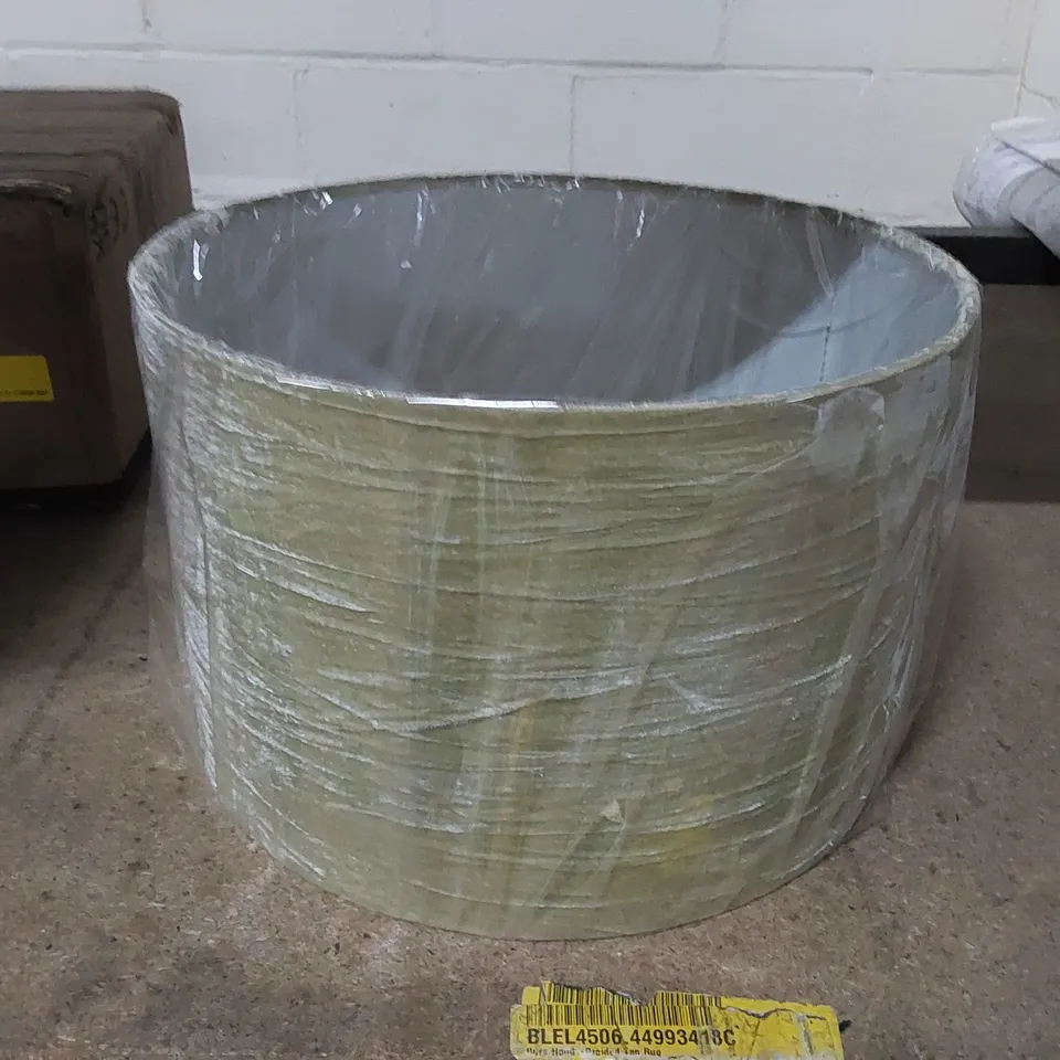 BOXED PLUSH 30cm FABRIC DRUM PENDANT SHADE 