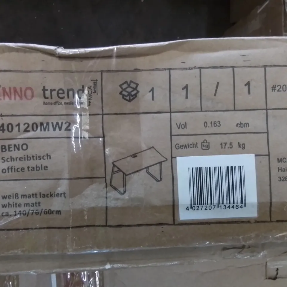 BOXED INNO TREND BENO OFFICE DESK (1 BOX)