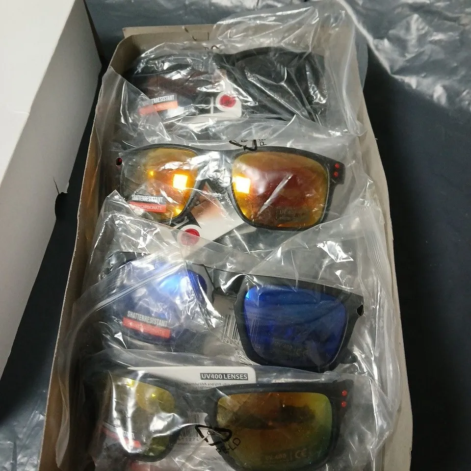 BOX OF APPROXIMATELY 10 ASSORTED SUNGLASSES