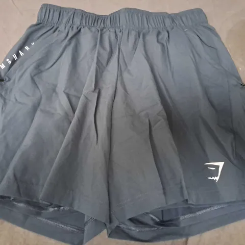 GYMSHARK SPORT SHORTS IN BLUE SIZE M-SLIM FIT 