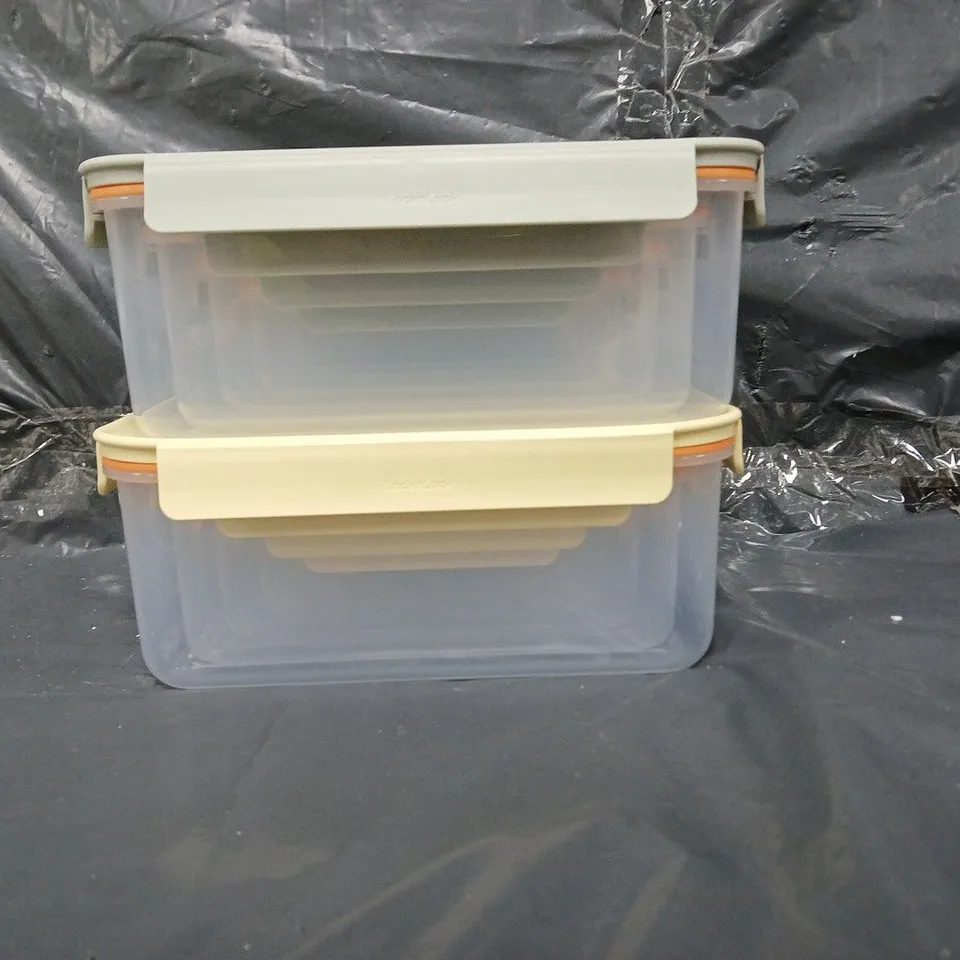 Lock & Lock Nestable Storage Containers Set of 8
