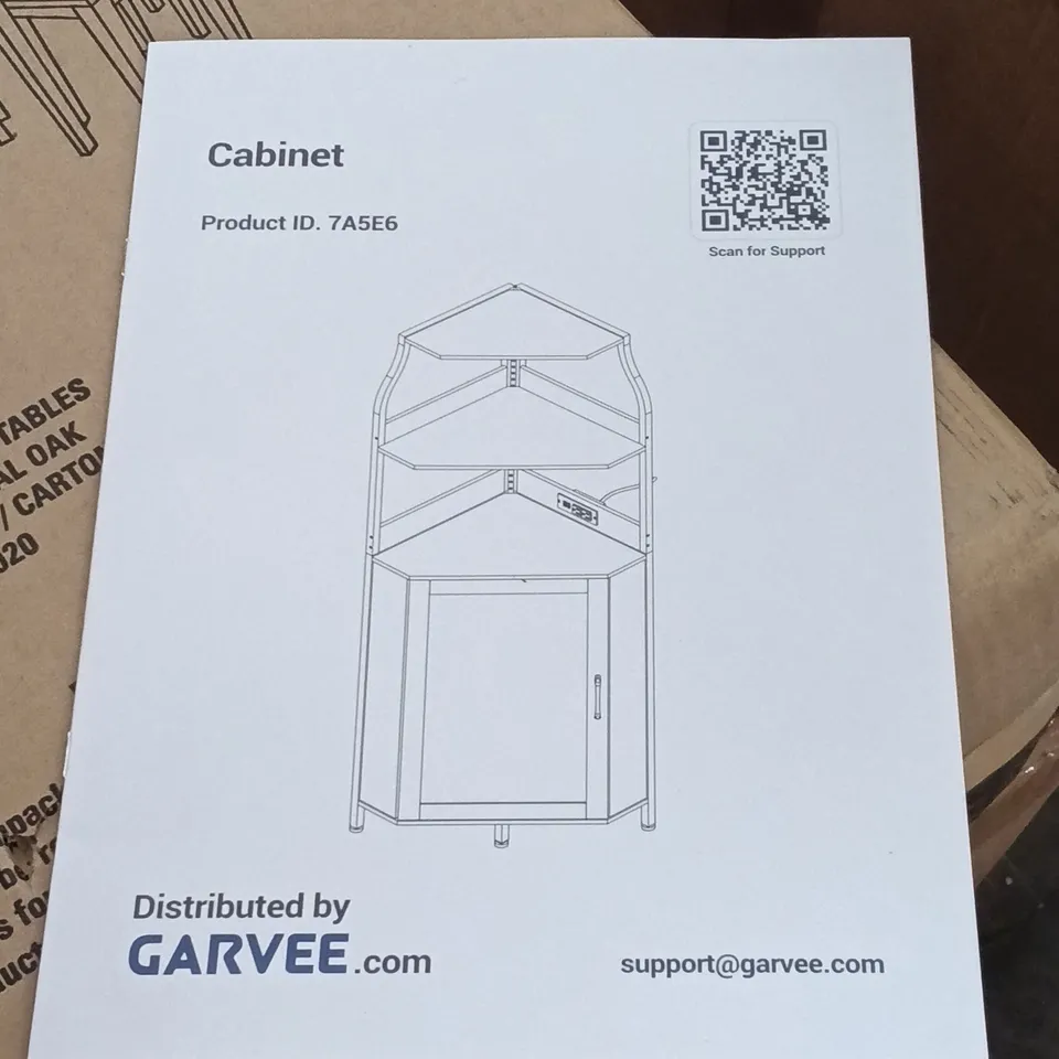 BOXED CABINET - BROWN/BLACK (1 BOX)