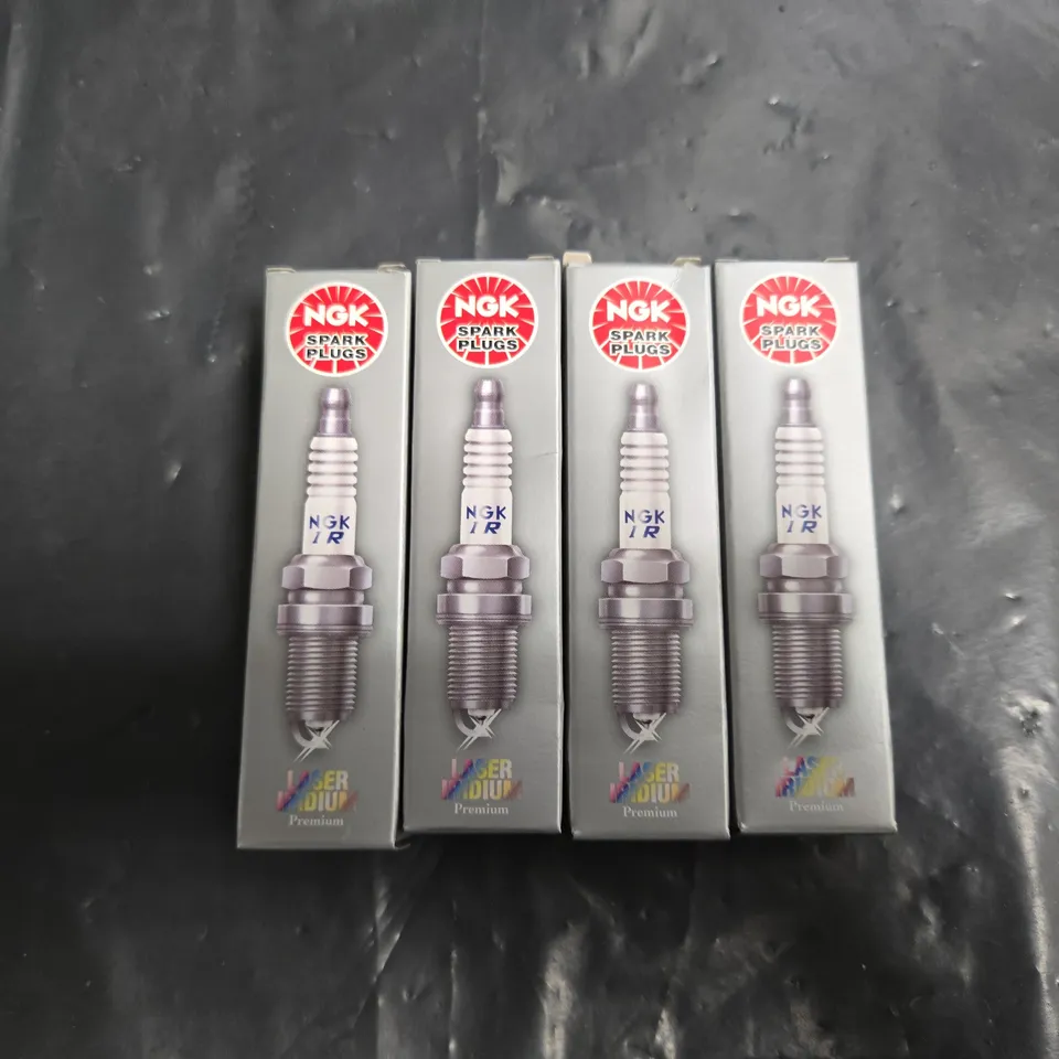 BOXED NGK SET OF 4 LASER IRIDIUM PREMIUM SPARK PLUGS (SILZKGR8B8S)