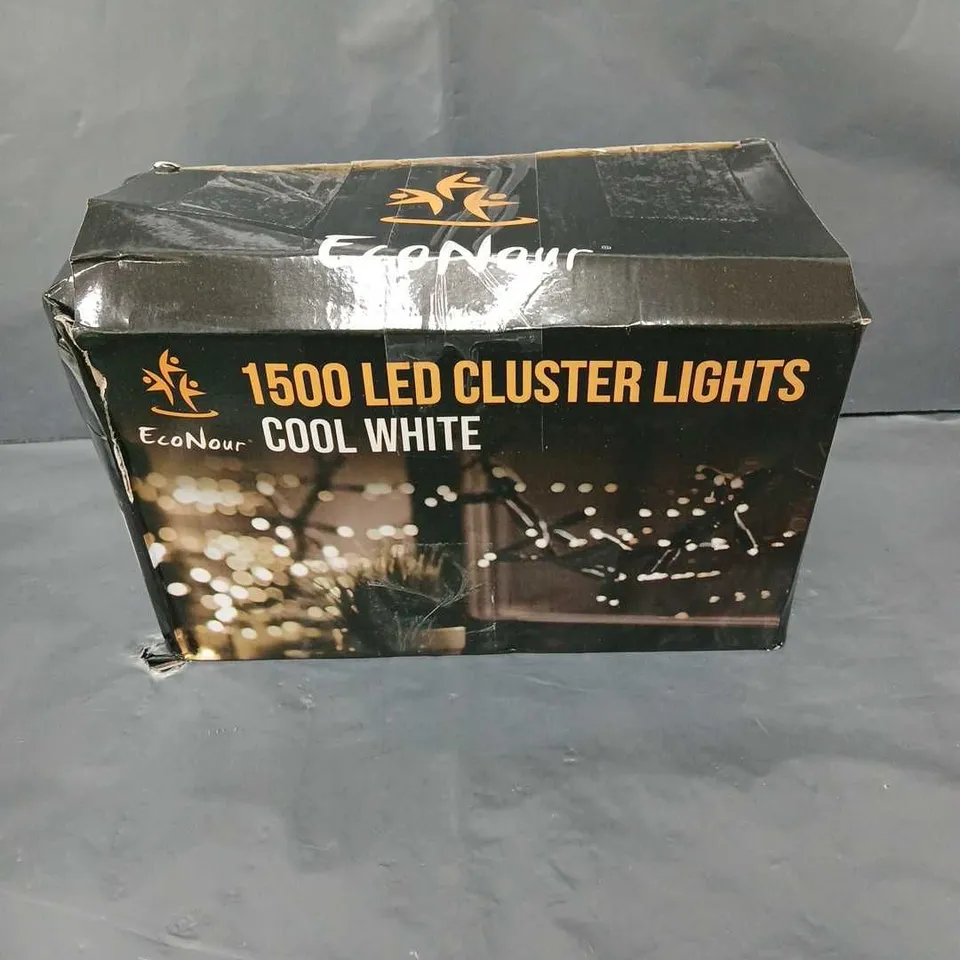 BOXED ECONOUR 1500 LED CLUSTER LIGHTS