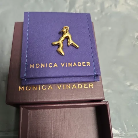 MONICA VINADER GOLD-TONE CHARM PENDANT  (BOXED)