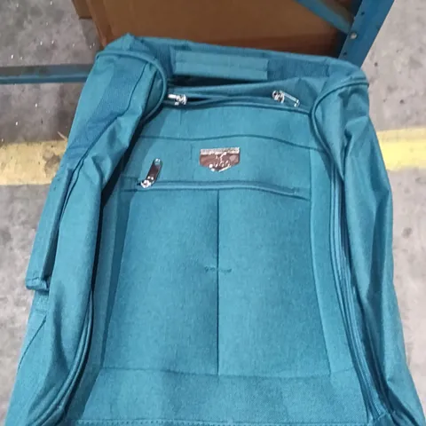 UNBOXED KEPLIN LUGG SMALL SIZE TRAVEL SUITCASE WITH WHEELS BLUE COLOUR 