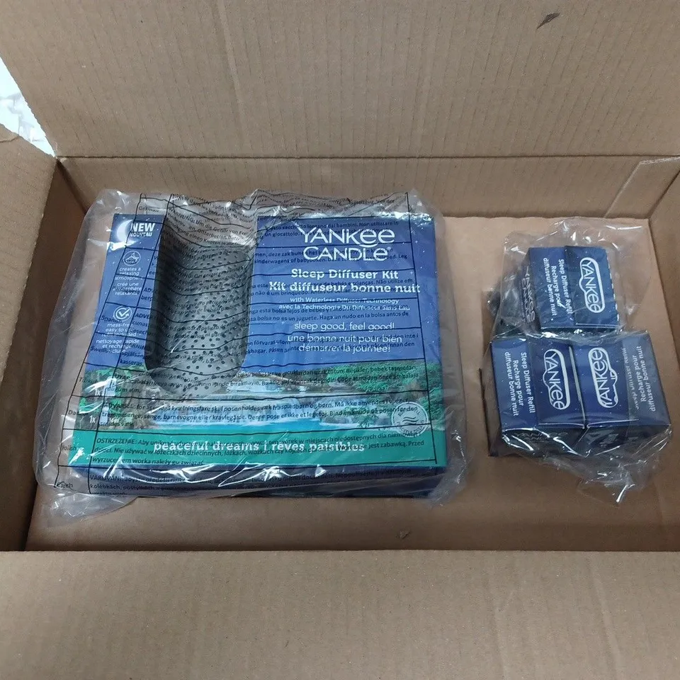 YANKEE CANDLE SLEEP DIFFUSER STARTER KIT (SILVER)