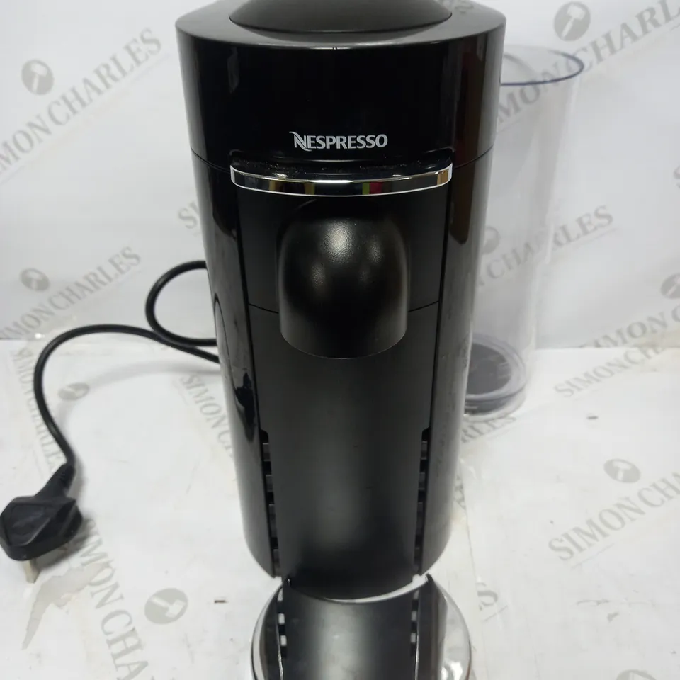 NESPRESSO VERTUO PLUS 11385 COFFEE MACHINE BY MAGIMIX, BLACK, CHROME FINISH