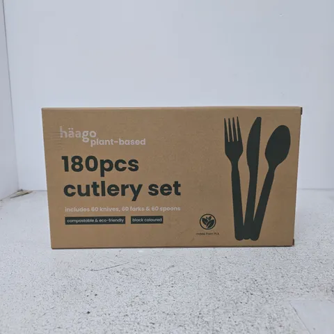 HÄAGO PLANT-BASED 180PC CUTLERY SET