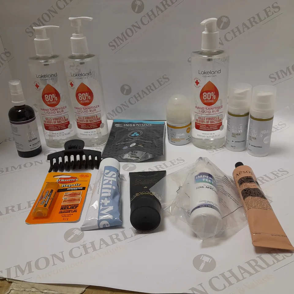 BOX OF APPROX 20 ASSORTED COSMETIC ITEMS TO INCLUDE LAKELAND, AESOP AND TIBBY OLIVER