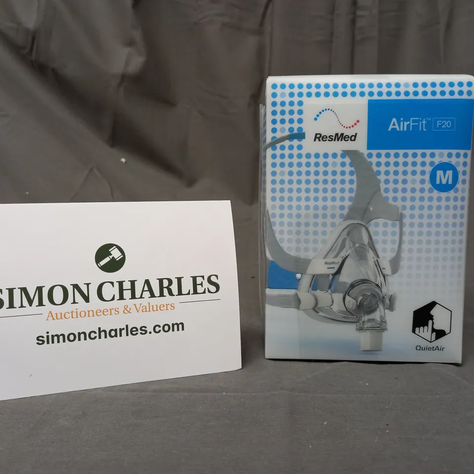 RESMED AIRFIT F20 FACE MASK SIZE MEDIUM