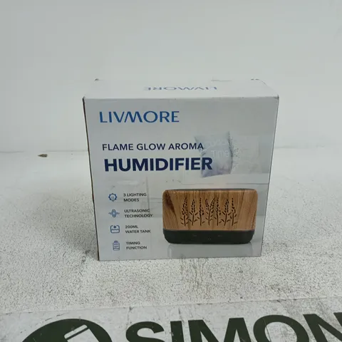 LIVMORE FLAME GLOW AROMA HUMIDIFIER