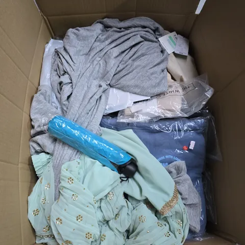 APPROXIMATELY 25 ASSORTED CLOTHING AND FASHION PRODUCTS IN VARIOUS STYLES AND SIZES - COLLECTION ONLY