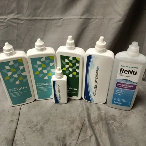 APPROXIMATELY 15 ASSORTED EYECARE & HEALTHCARE PRODUCTS TO INCLUDE RENU SENSITIVE EYES, EVERCLEAR REFRESH, SPECSAVERS EASYVISION, ETC - COLLECTION ONLY