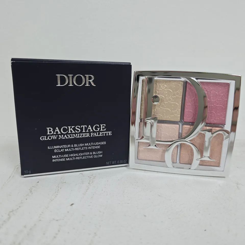 BOXED DIOR BACKSTAGE GLOW MAXIMISER PALETTE (004 ROSE GOLD GLOW) (10G)