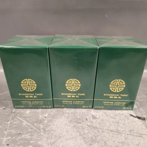 3 X SEALED SHANGHAI TANG SPRING JASMINE EAU DE PARFUM - 3 X 60ML