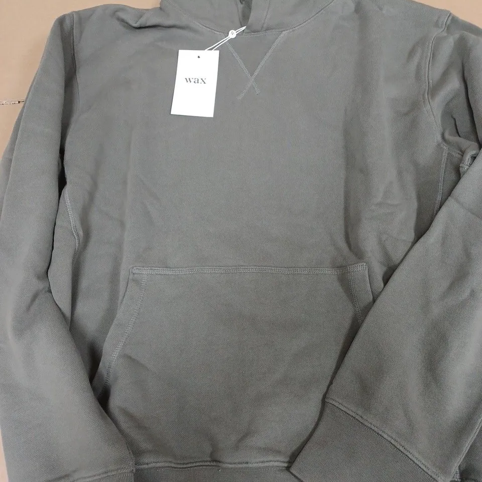 WAX BLANK KHAKI HOODIE - LARGE 