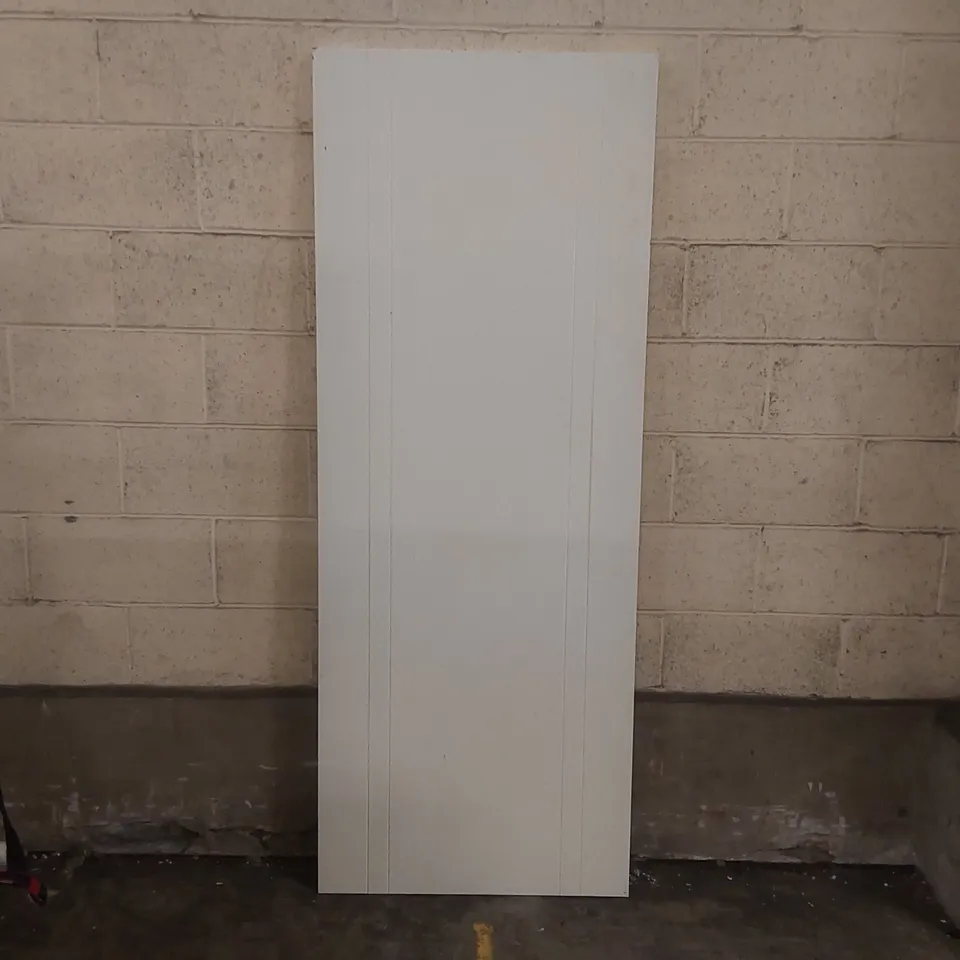 SOLID WOOD INTERNAL DOOR - APPROXIMATELY 198 x 76cm