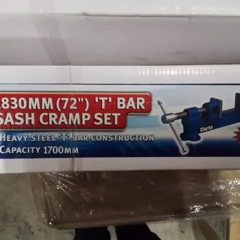 CLARKE 1830MM T-BAR SASH CRAMP SET (2-PIECE)