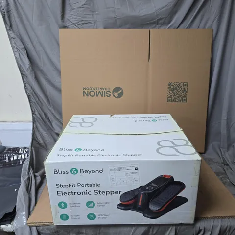 BLISS & BEYOND STEPFIT PORTABLE ELECTRONIC STEPPER – BOXED