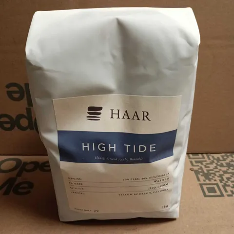 SEALED HAAR HIGH TIDE HONEY & APPLE COFFEE - 1KG