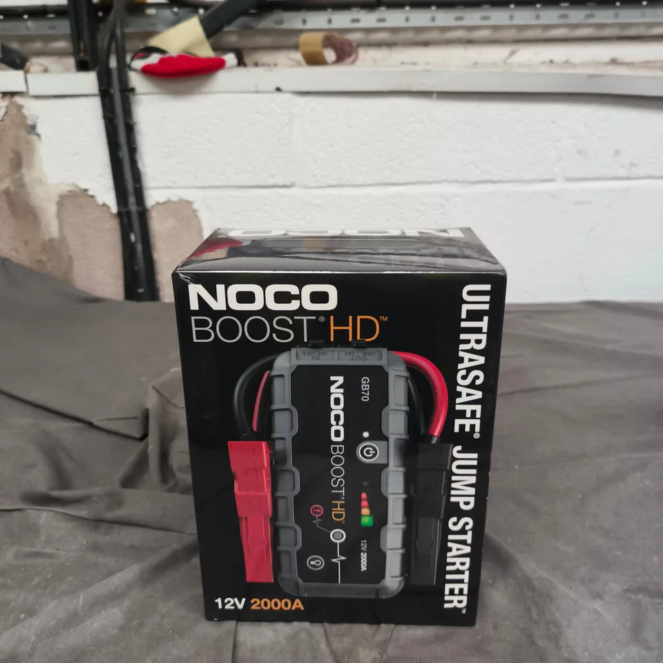 NOCO BOOST HD ULTRASAFE JUMP STARTER GB70 – 12V 2000A