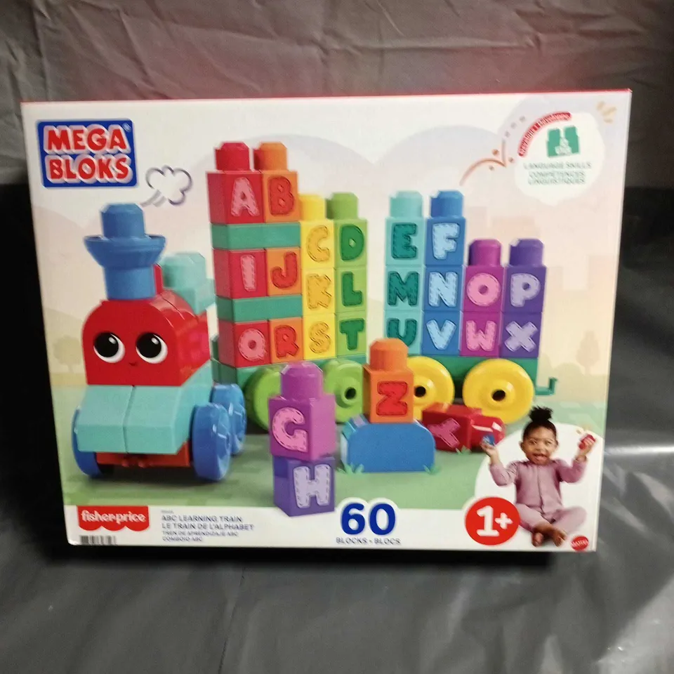MEGA BLOKS 60-PIECE ABC LEARNING TRAIN