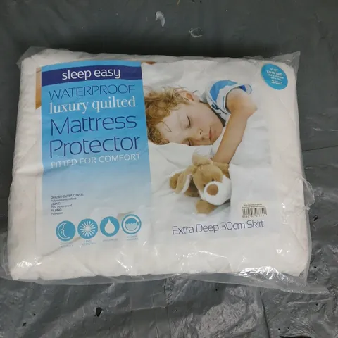 SEALED SLEEP EASY WATERPROOF LUXURY QUILTED MATTRESS PROTECTOR - KING