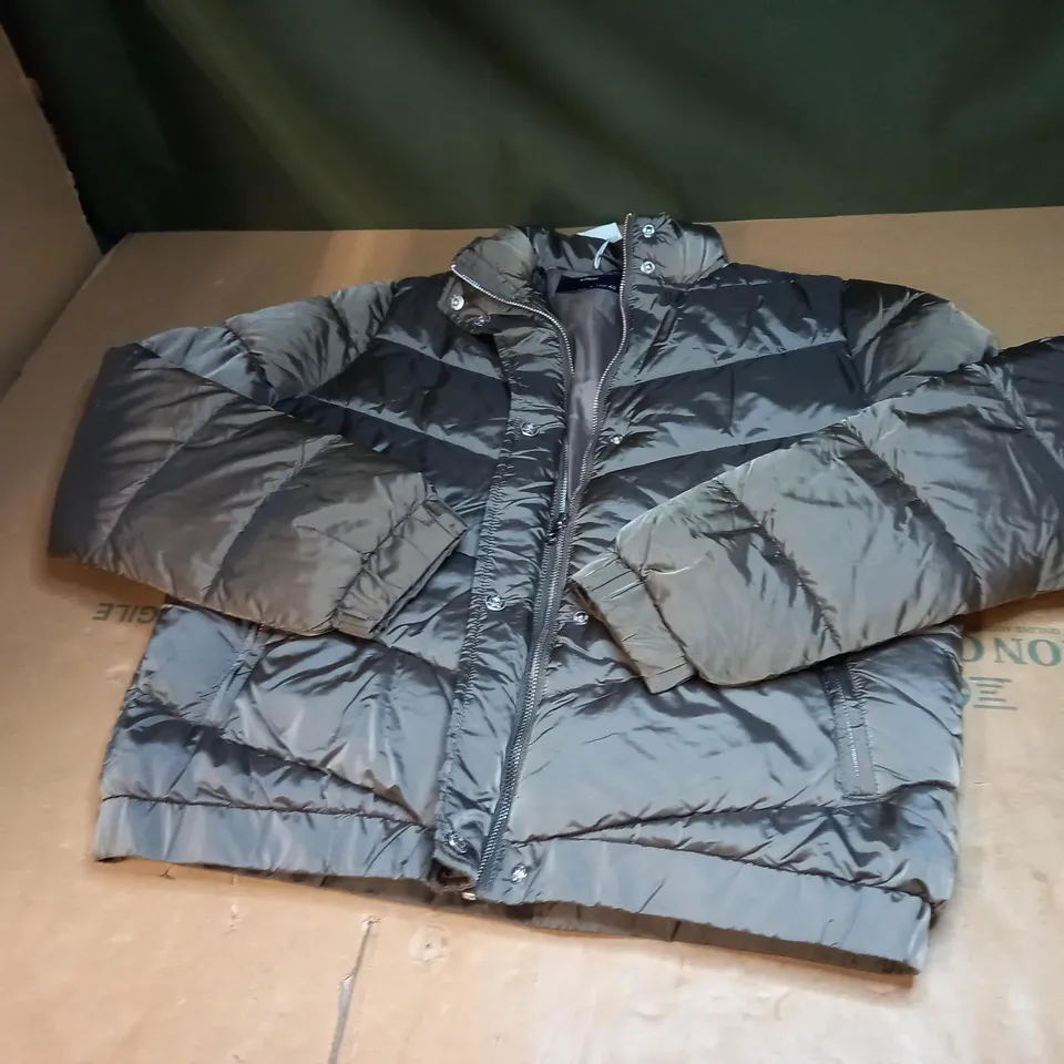 WOMENS FULL ZIPPED BUBBLE JACKET SIZE L