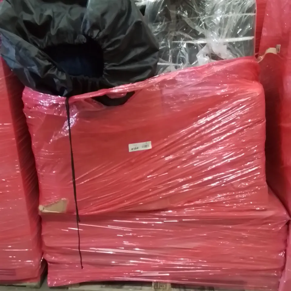 PALLET OF ASSORTED HOUSEHOLD PRODUCTS AND ITEMS TO INCLUDE;DOG BEDS,GAMING CHAIR,