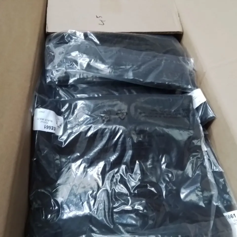 BOXED BRAND NEW APPROXIMATELY 45 JD WILLIAMS JACQUARD WRAP SKIRT BLACK SIZE 16