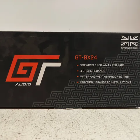 BOXED BASS FACE GT AUDIO BX24 SPEAKERS