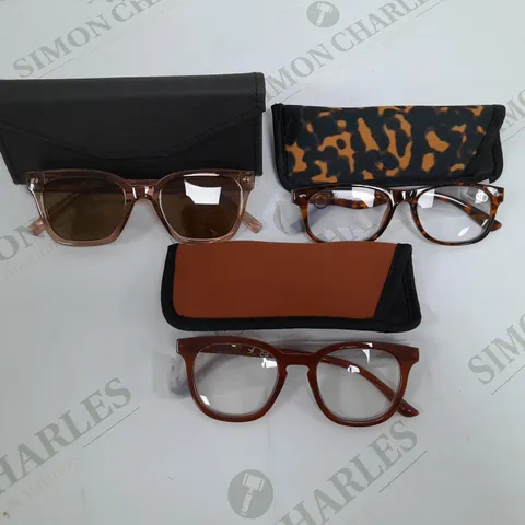 HUMMINGBIRD SUNGLASSES & READERS - GREY AND BROWN/RED