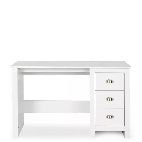 ATLANTA STUDY DESK WHITE - COLLECTION ONLY