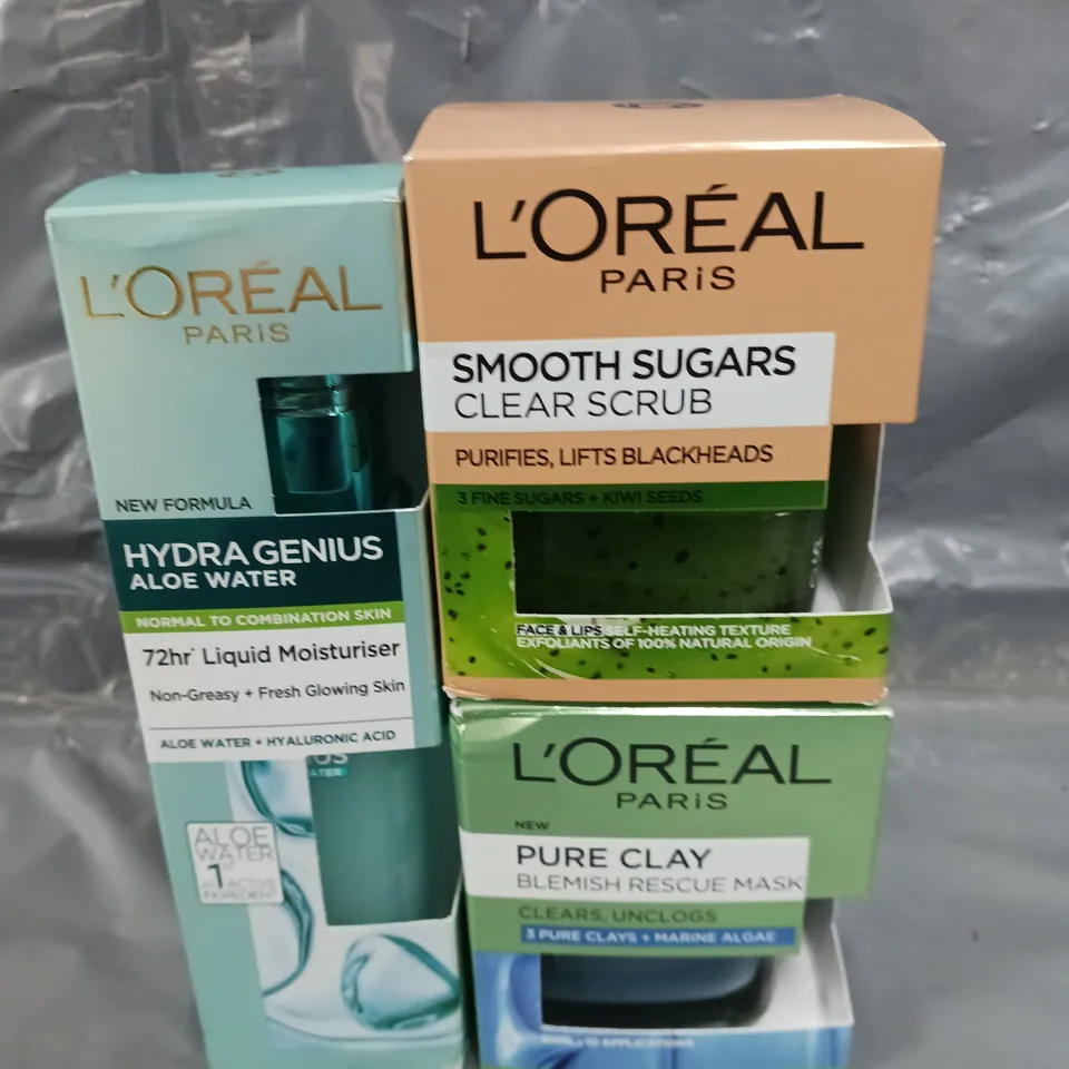 BOXED LOREAL PARIS FACIAL SCRUB SET 