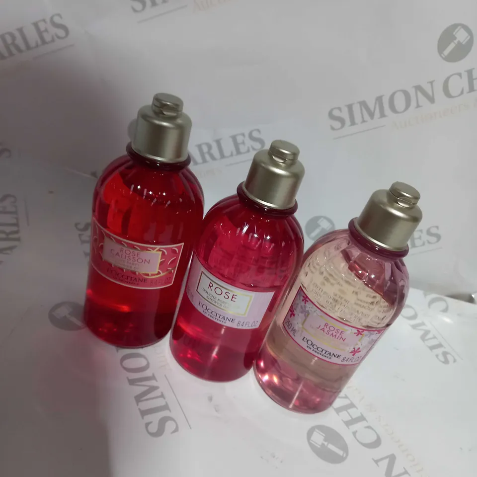 SET OF 3 L'OCCITANE PARFUME SHOWER GEL 