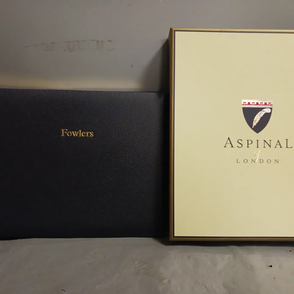 BOXED ASPINAL OF LONDON FOWLERS BOOK