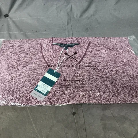 CREW CLOTHING COMPANY PINK TEXTURED KNITWEAR – UK SIZE L