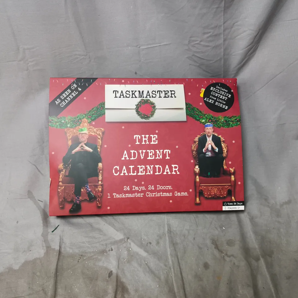 TASKMASTER ADVENT CALENDAR, 24 DAYS OF TASKS AND BONUS GAMES