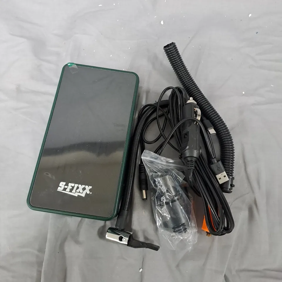 S-FIXX 2-IN-1 COMPRESSOR & AIR PUMP (CAR TIRE INFLATOR)