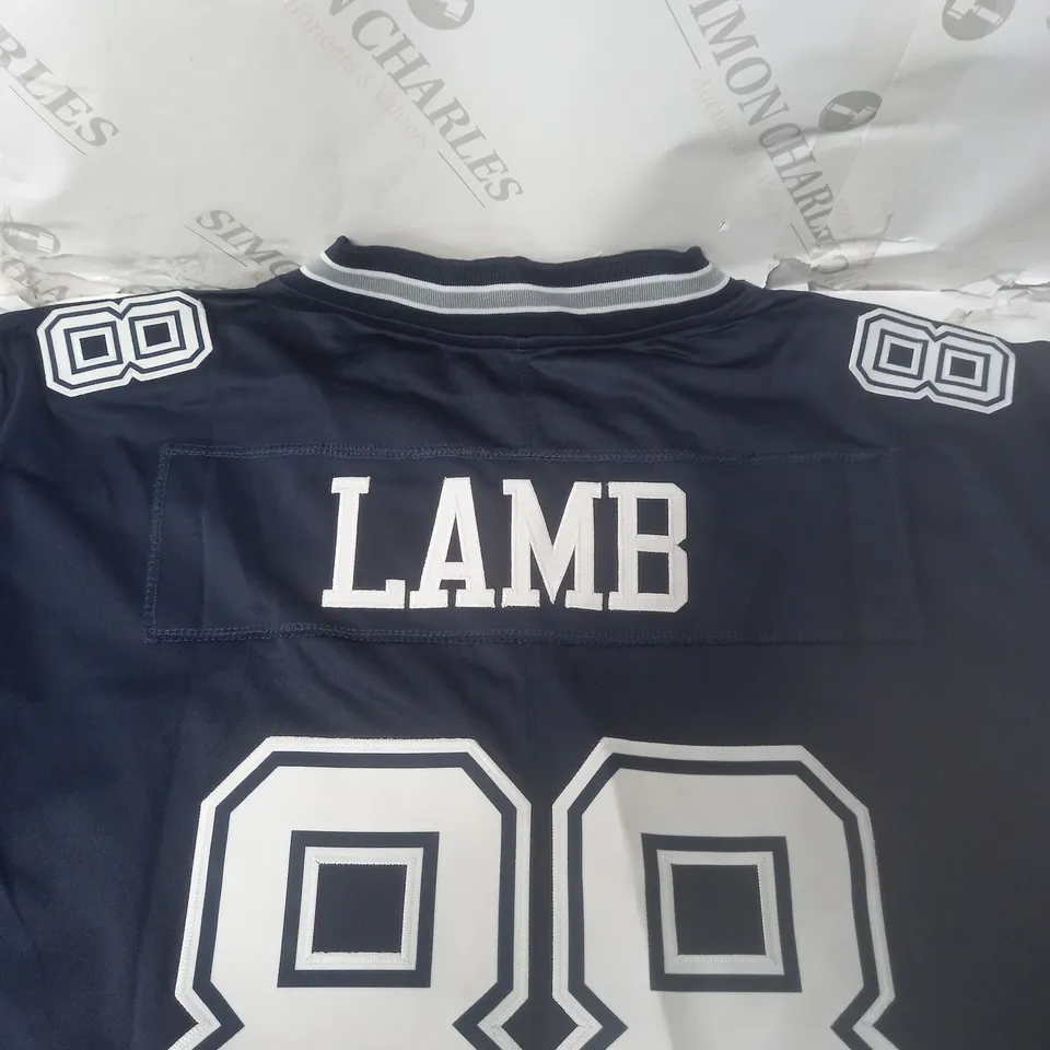 AMERICAN FOOTBALL JERSY 88 LAMB SIZE XL NAVY