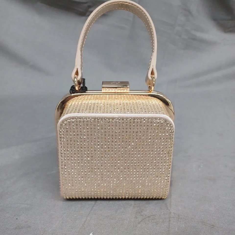 DUNE GOLD DIAMANTES MICRO FRAME GRAB BAG