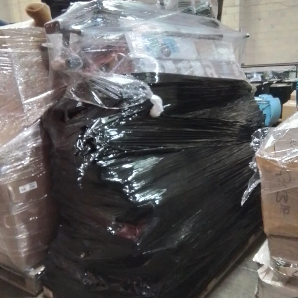 PALLET OF ASSORTED HOUSEHOLD GOODS AND PRODUCTS TO INCLUDE;HEATED DRYING RACK,EXERCISE BIKE,TOASTER