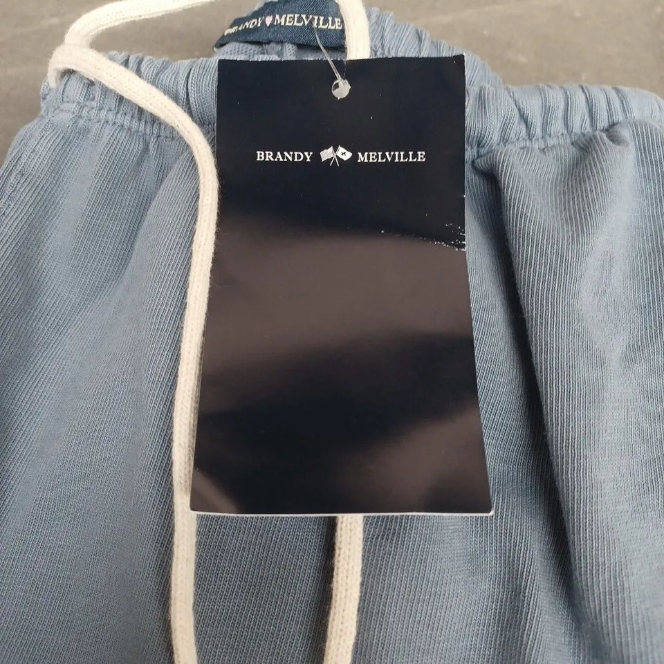 BRANDY MELVILLE LIGHT BLUE DRAWSTRING JOGGERS - SIZE UNKNOWN 