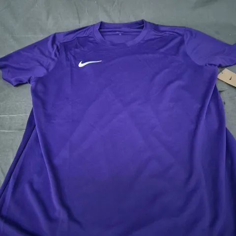 NIKE DR-FIT PURPLE TEE SIZE XL
