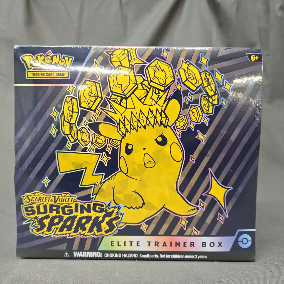 POKÉMON TRADING CARD GAME SCARLET & VIOLET SURGING SPARKS ELITE TRAINER BOX