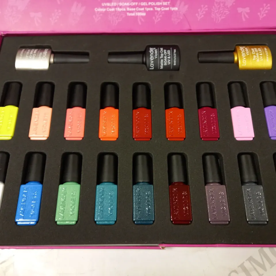 LAVENDER VIOLETS COLOUR YOUR LIFE GEL POLISH GIFT SET